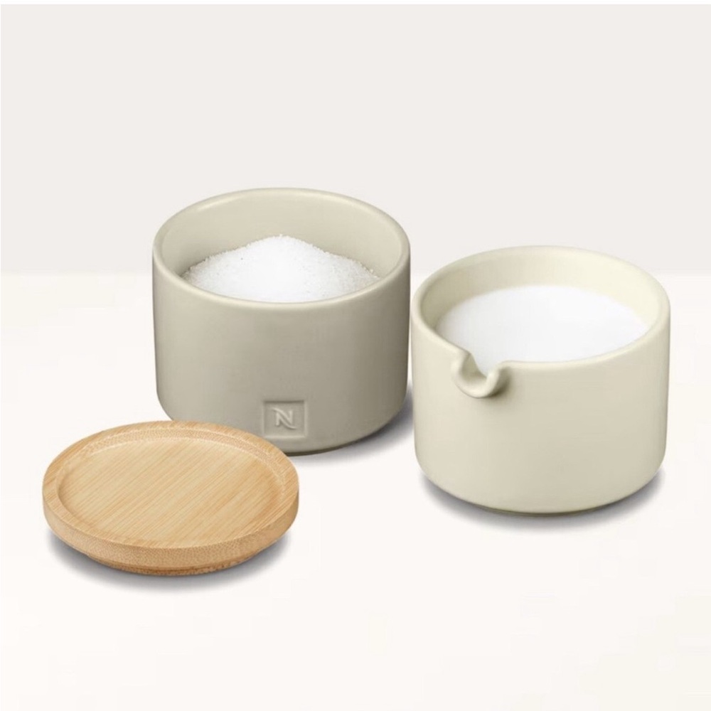 NIB Nespresso Barista Collection Stackable Serving Set